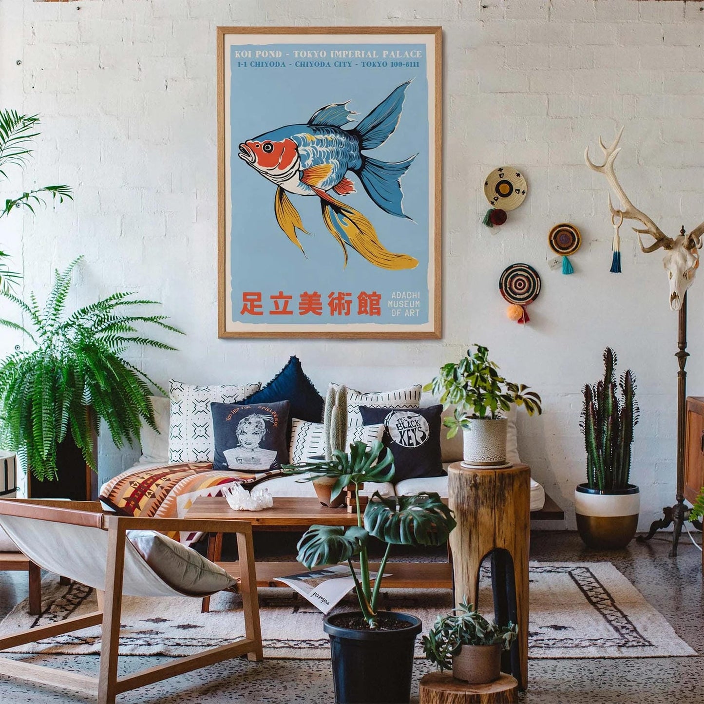 Tokyo Koi Pond Poster Print