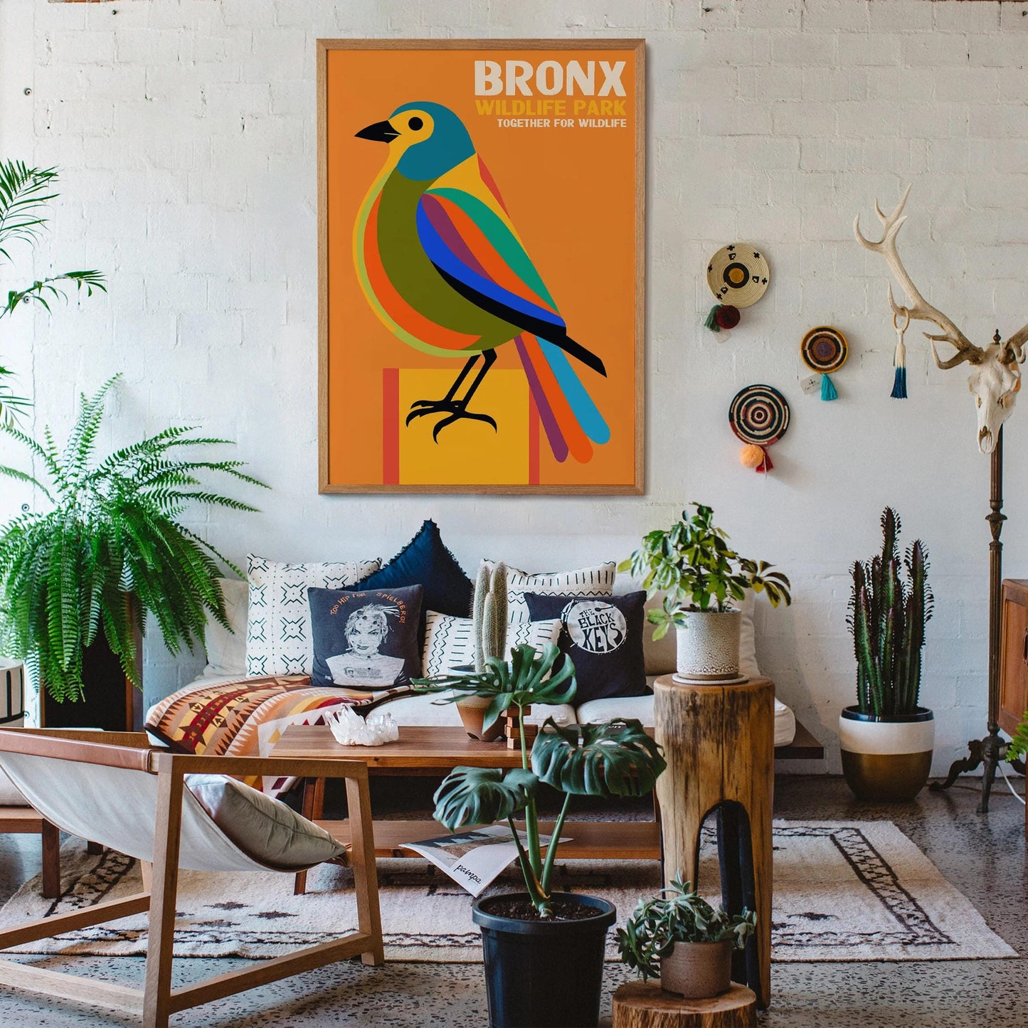Bronx Wildlife Park Bird Art Print