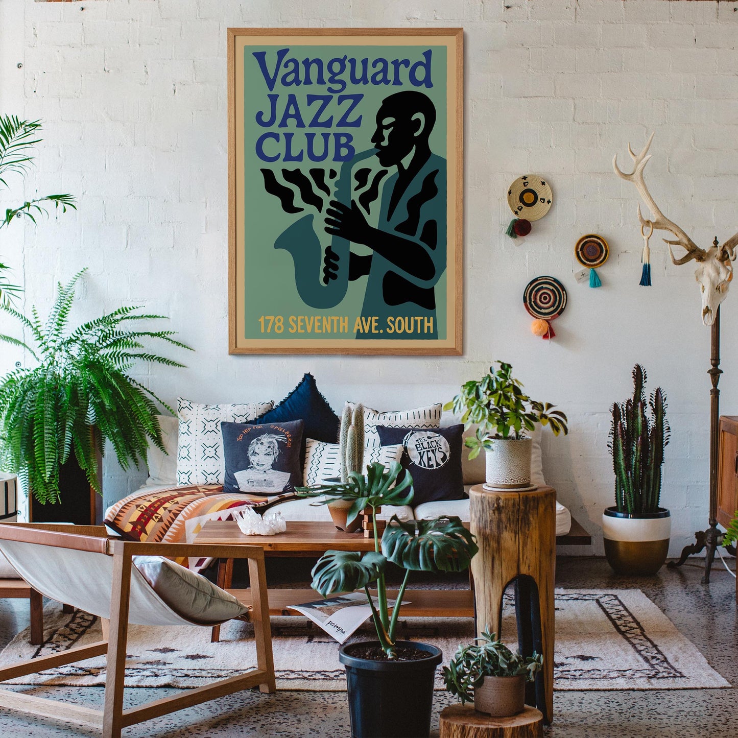 Vintage Jazz Club Wall Art
