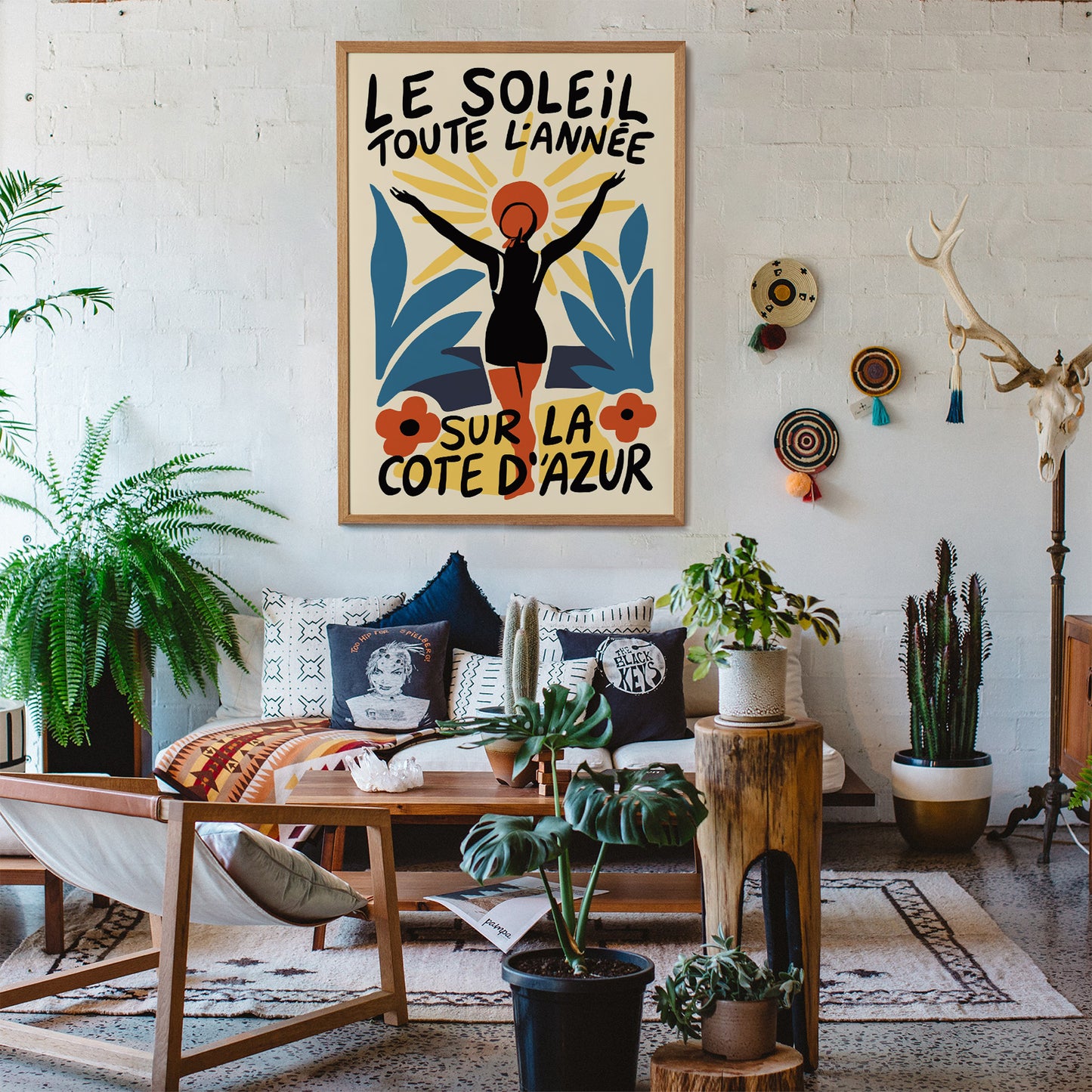 Le Soleil Sur La Cote d'Azur Poster