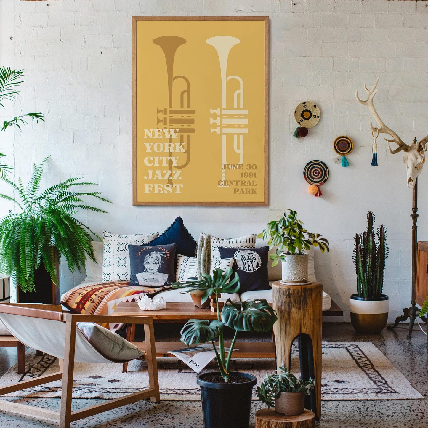 New York Jazz Music Poster Print