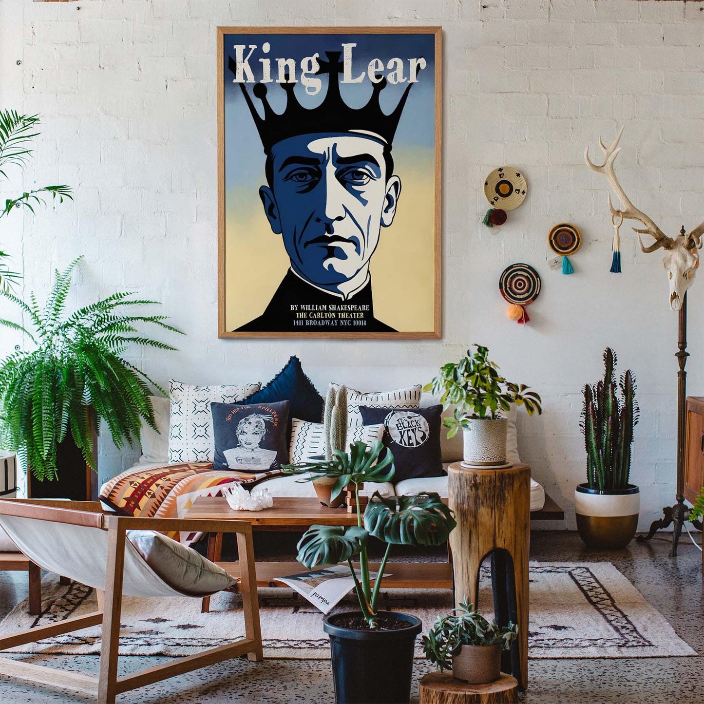 King Lear Crown Poster Print