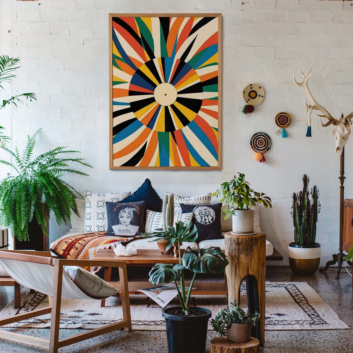 Color Burst Vinyl Poster