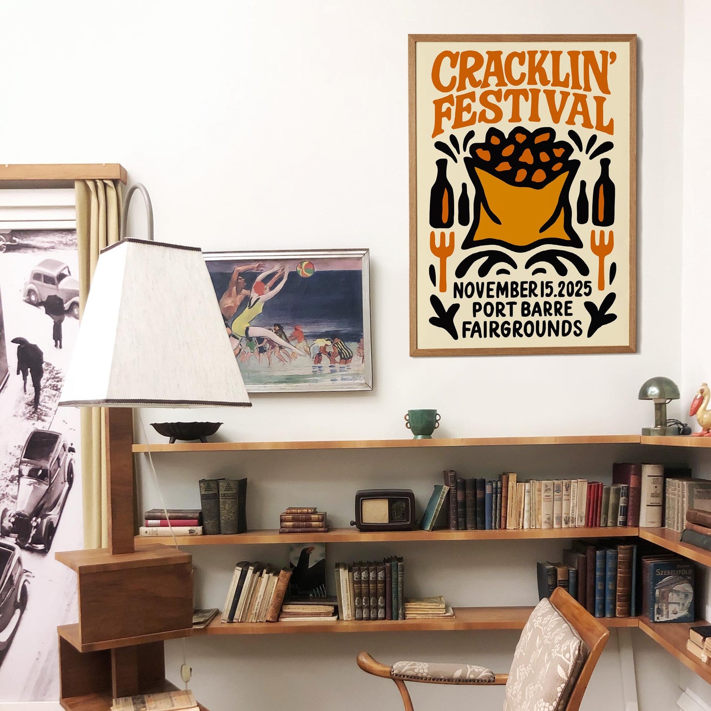Cracklin Festival Folk Poster
