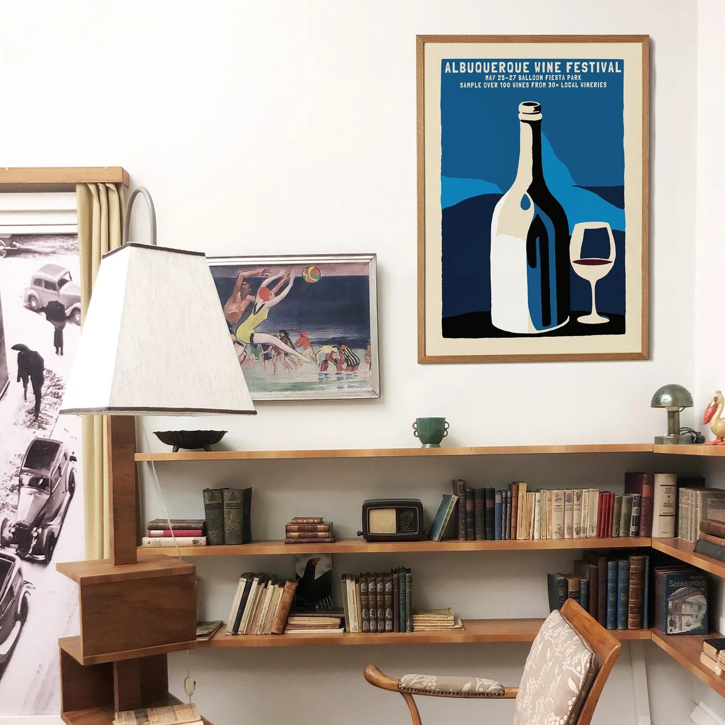 Albuquerque Wine Festival Retro Poster