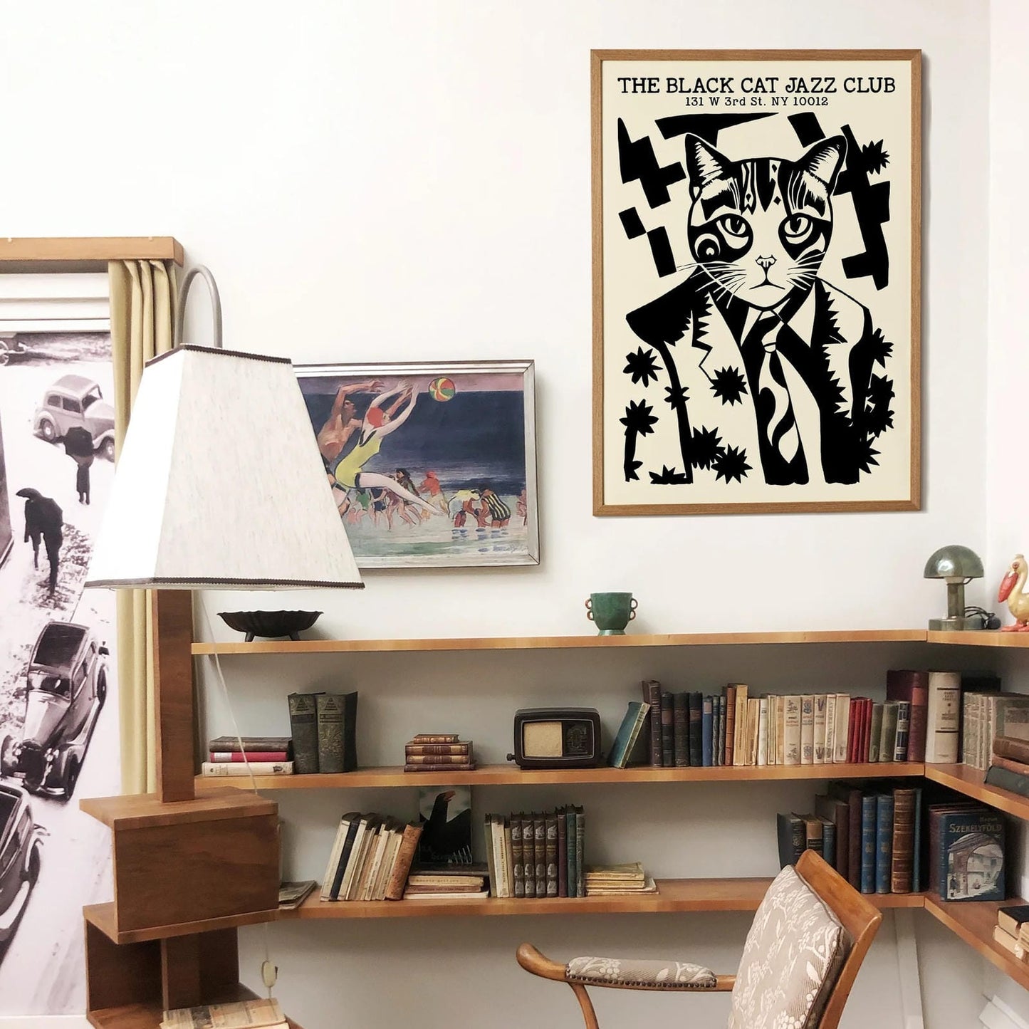 The Black Cat - NYC Jazz Club Poster