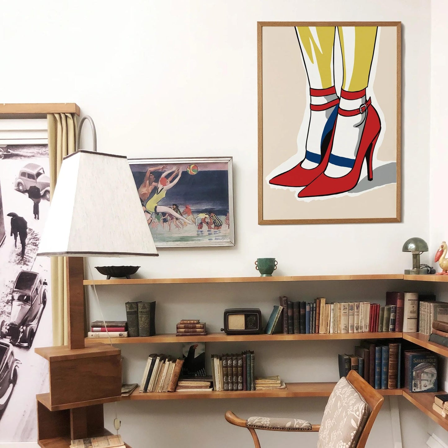Chic Stiletto Heels Wall Art