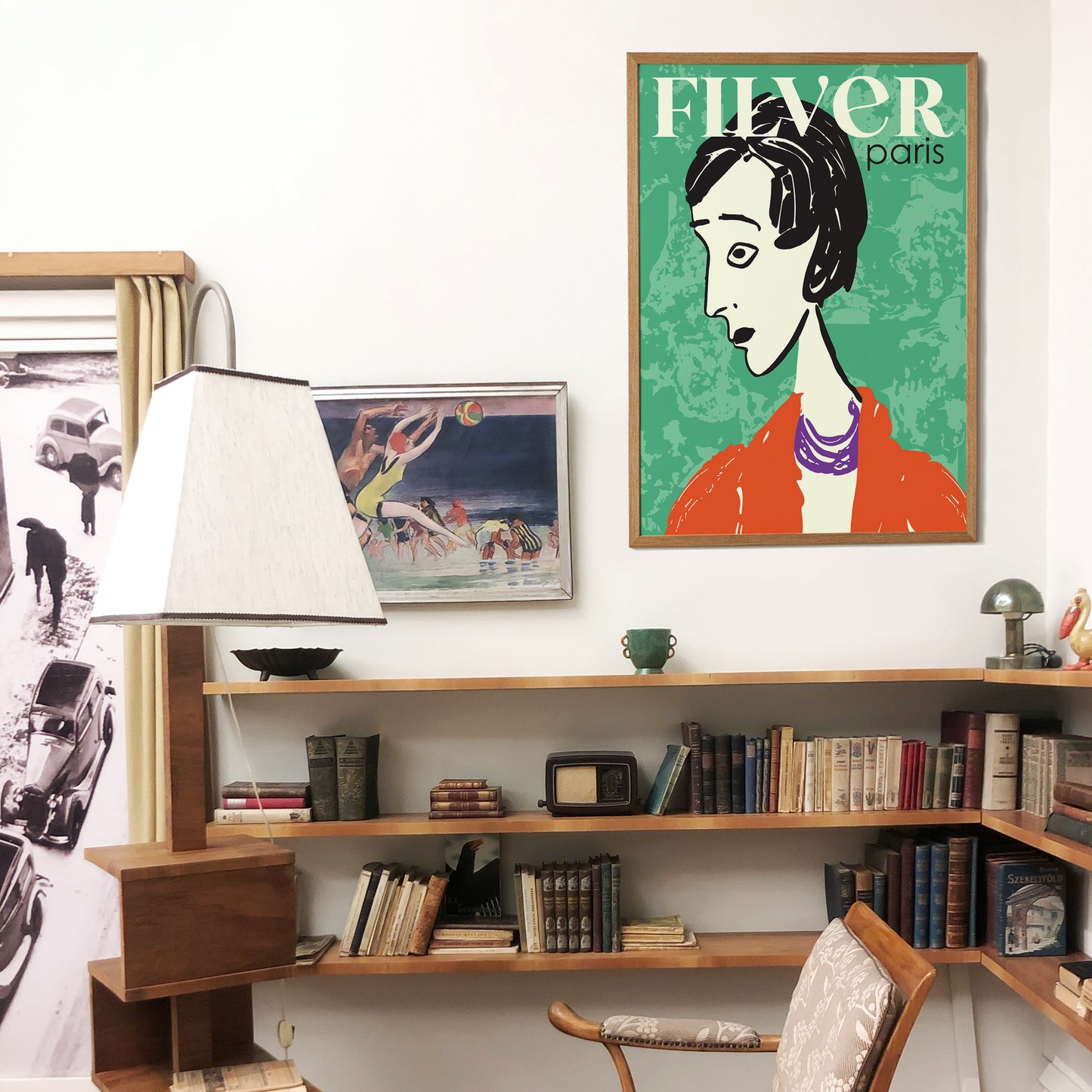 Filver Paris Fashion Retro Poster