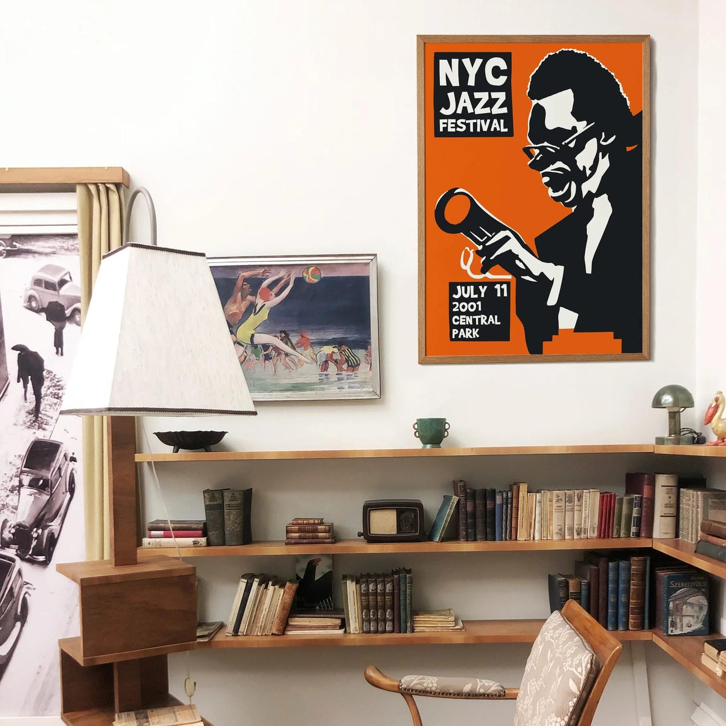 NYC Jazz Festival Retro Print