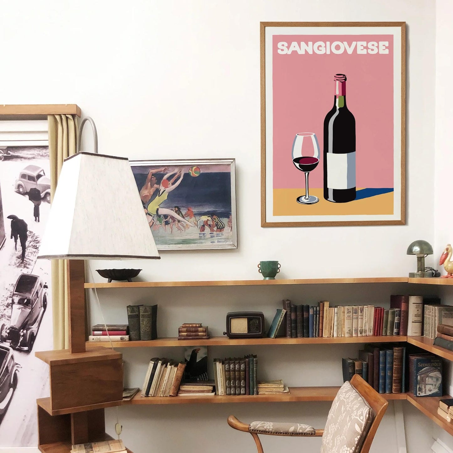 Talian Wine Retro Cute Poster