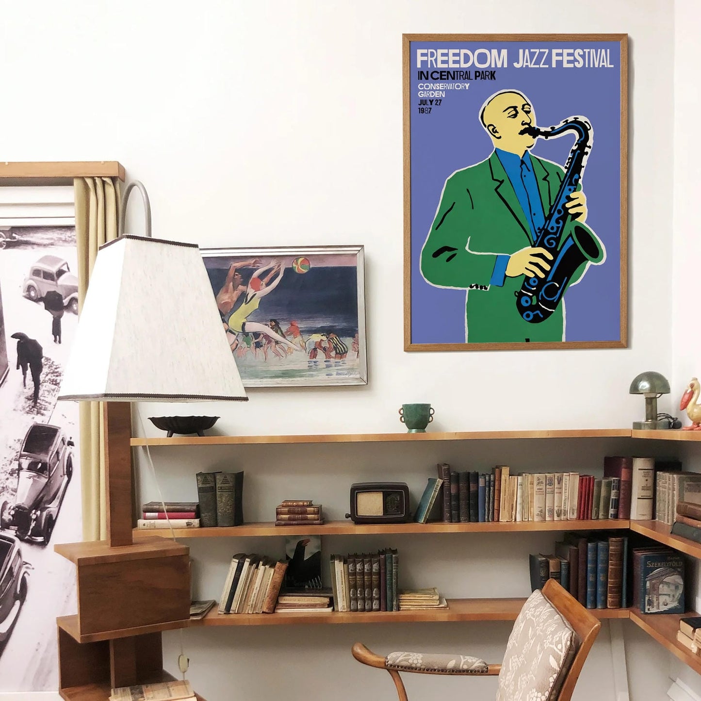 Freedom Jazz Festival Vintage Poster
