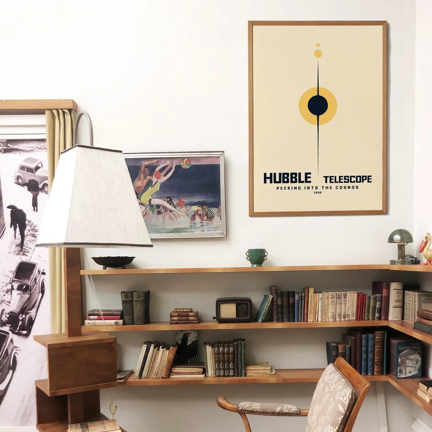 Hubble Telescope Minimalist Poster
