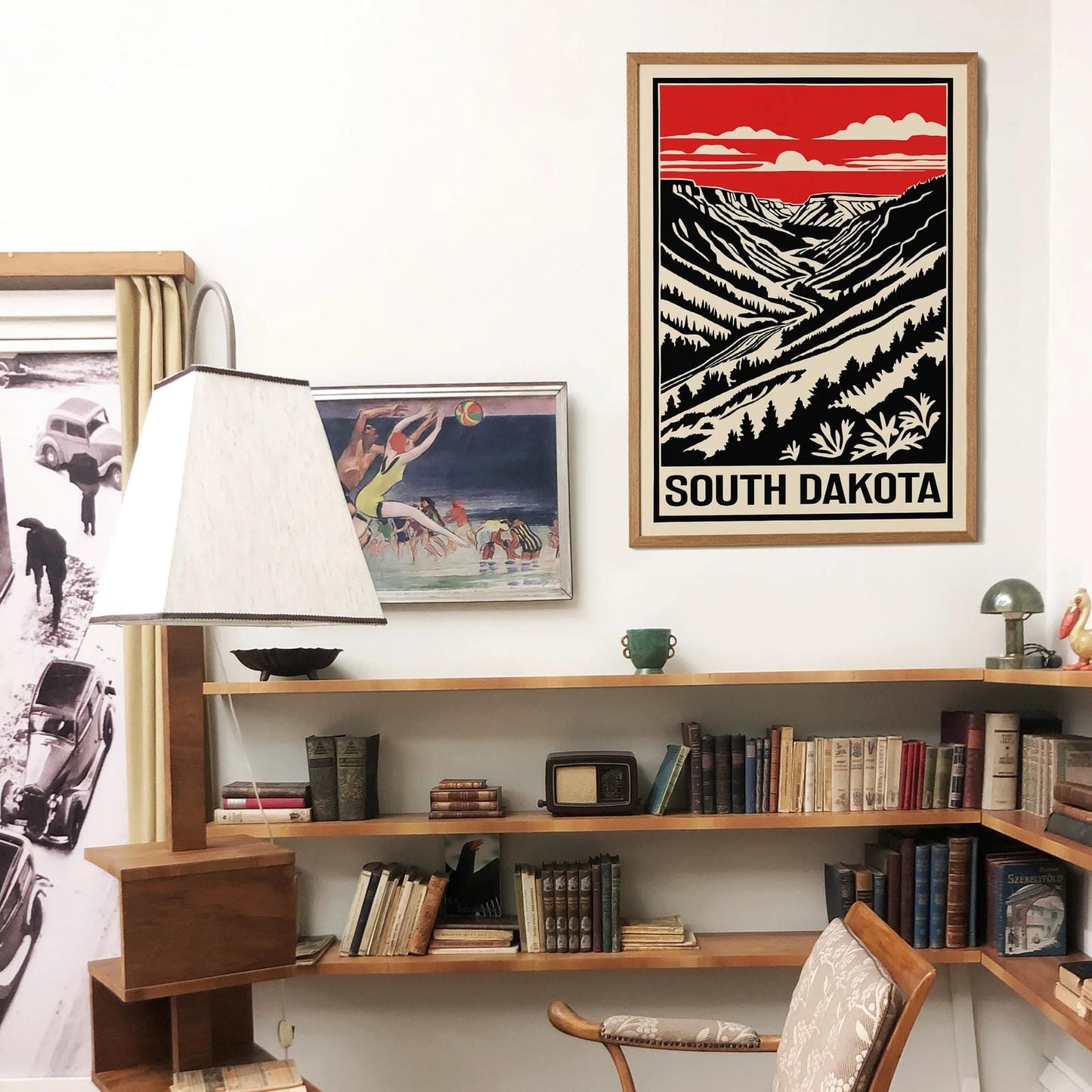 South Dakota Red Poster