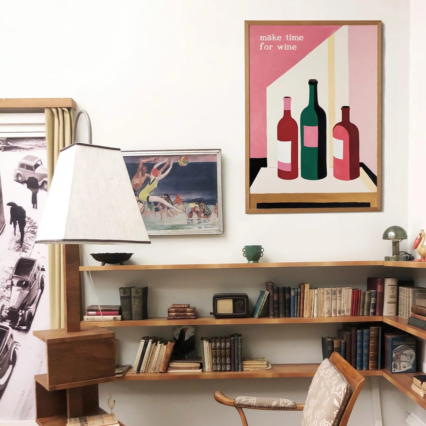 Make Time For Wine - Cute Poster