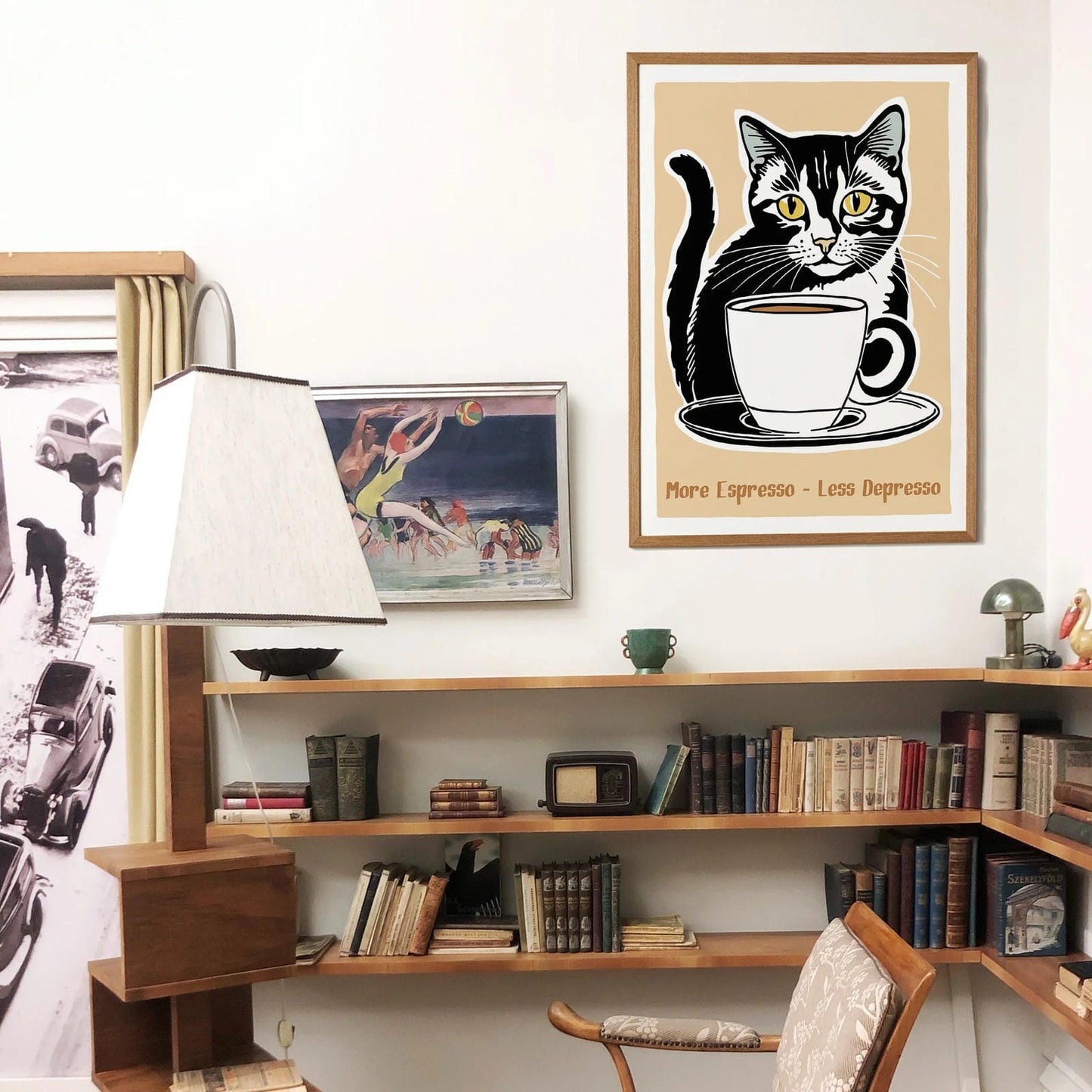 More Espresso Less Depresso Cute Poster
