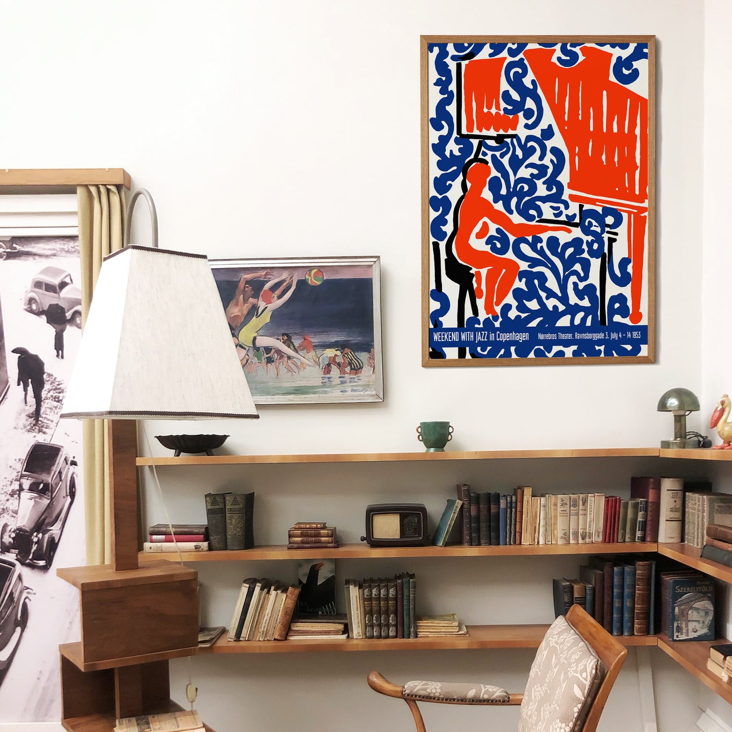 Weekend with Jazz in Copenhagen Vintage Poster