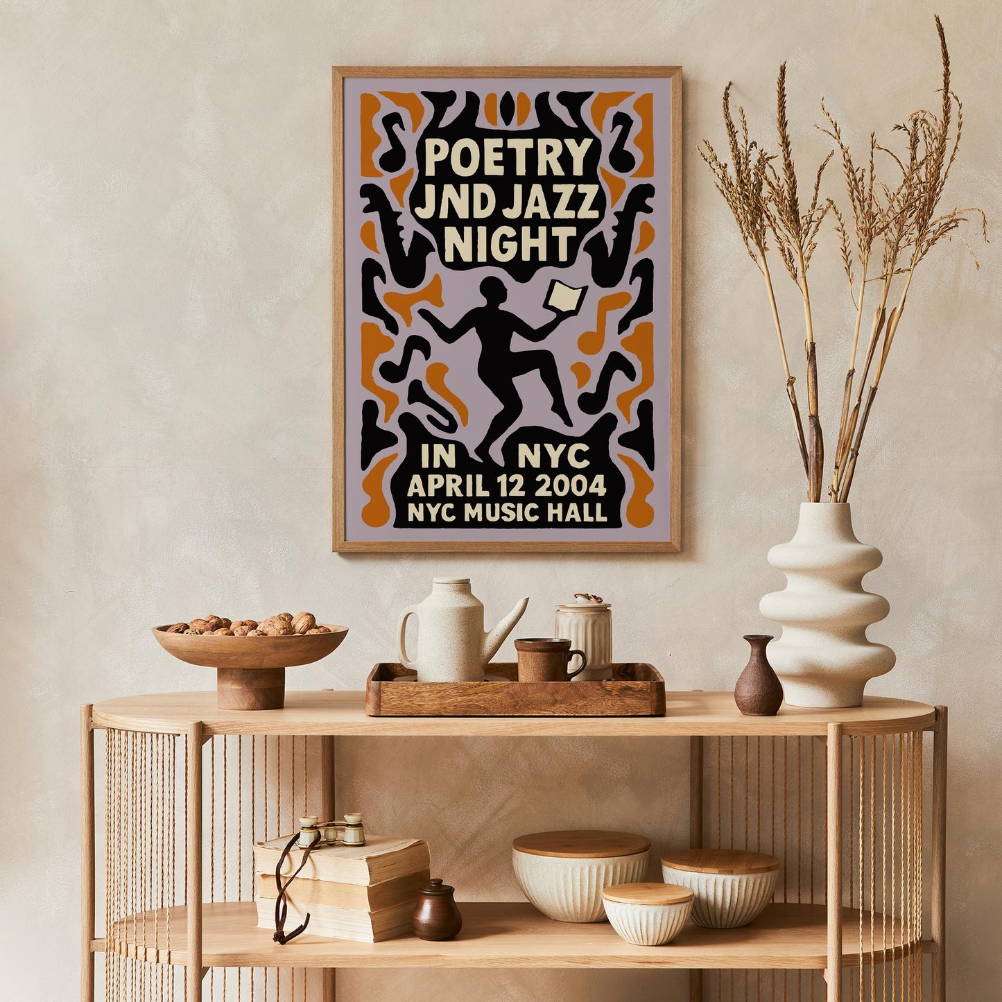 Poetry and Jazz Night Poster