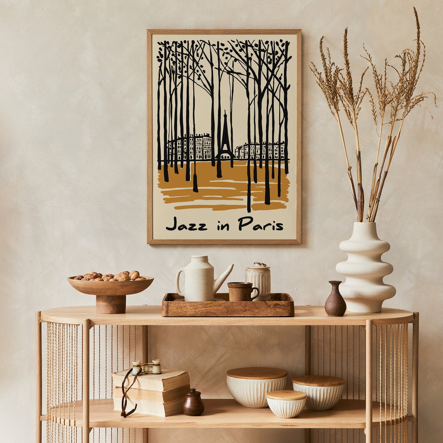 Jazz in Paris Vintage Music Poster