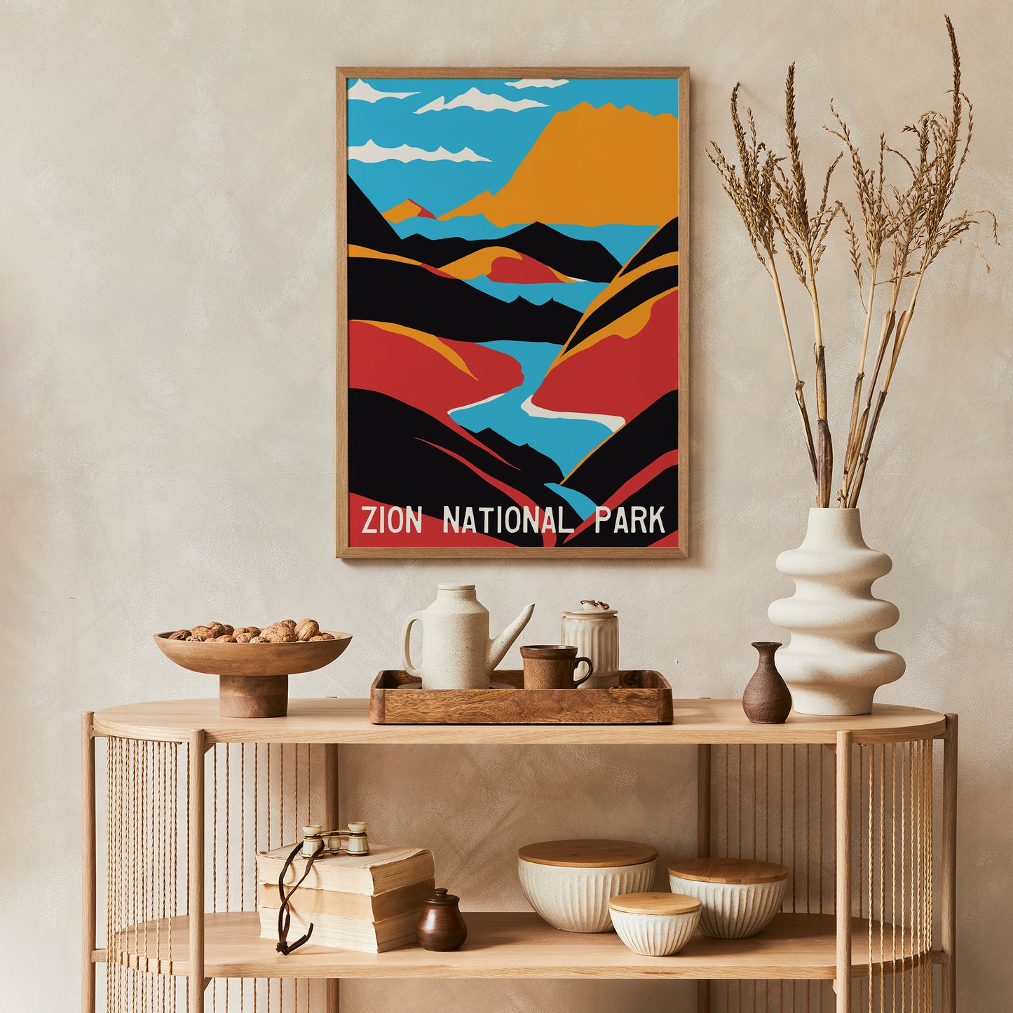 Zion National Park Travel Poster