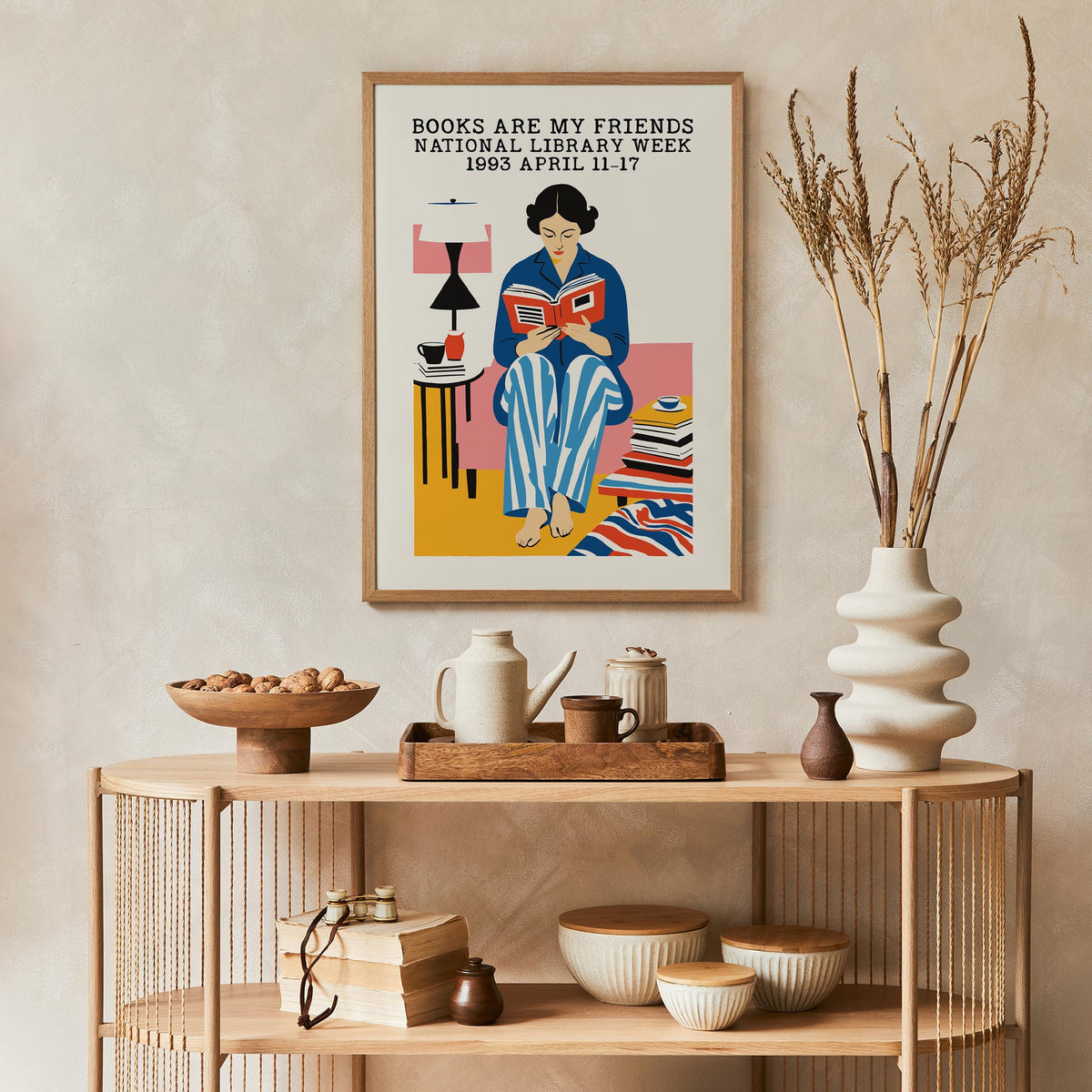 Cozy Reader Poster Print
