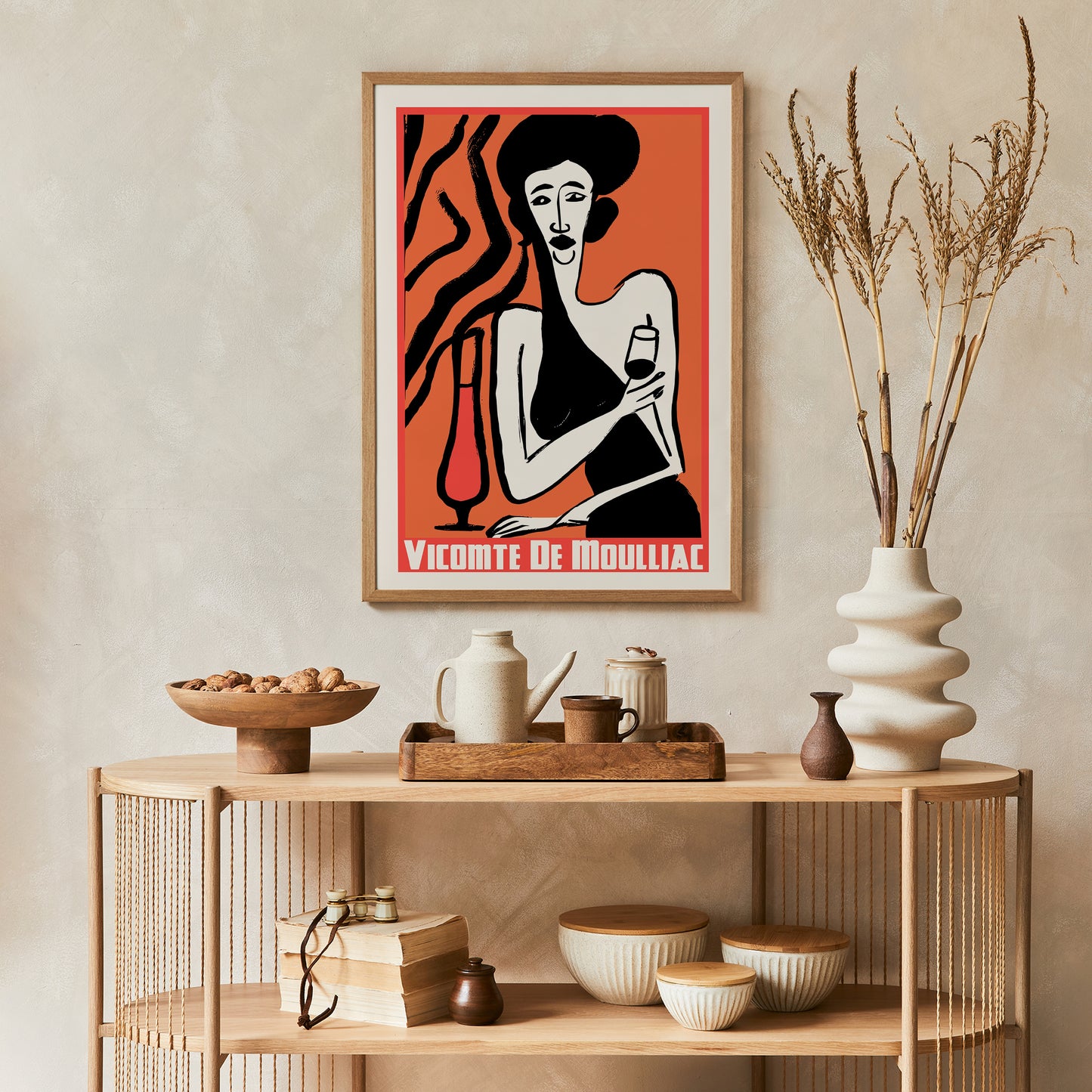Vintage French Wine Poster