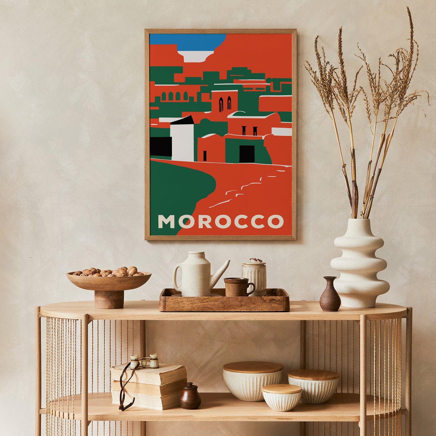 Morocco Travel Poster