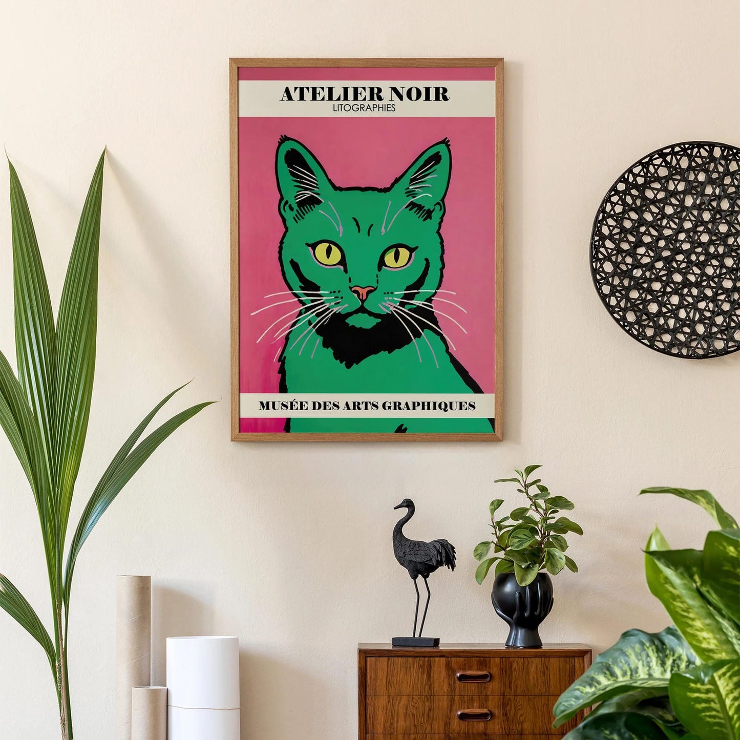 French Lithography Exhibition Poster