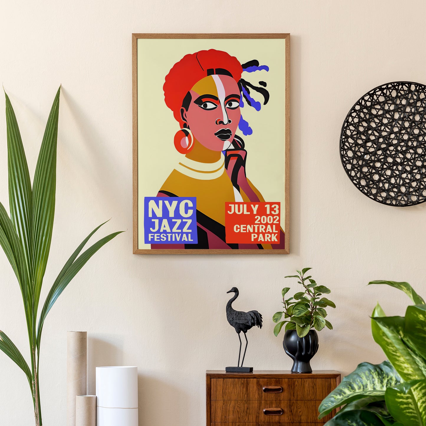 NYC Jazz Festival 2002 Retro Poster