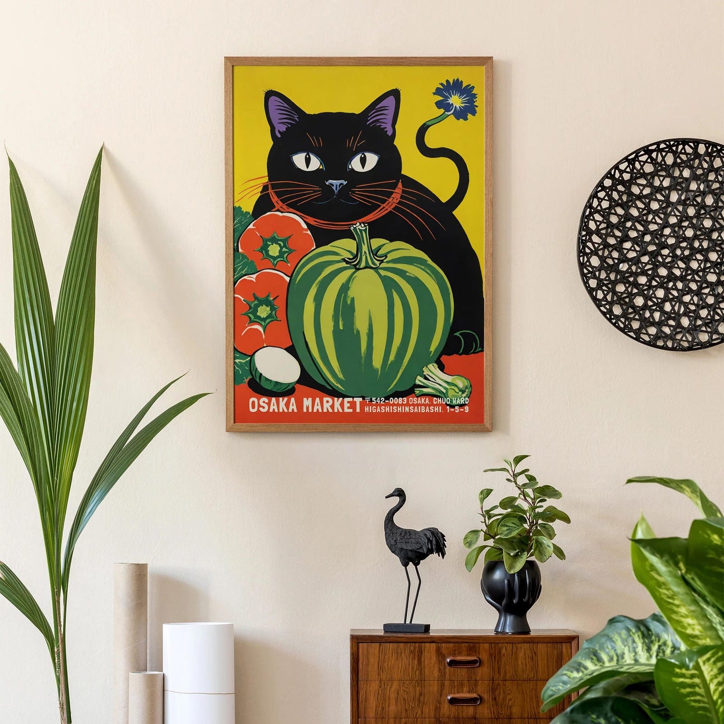 Japanese Osaka Market Poster