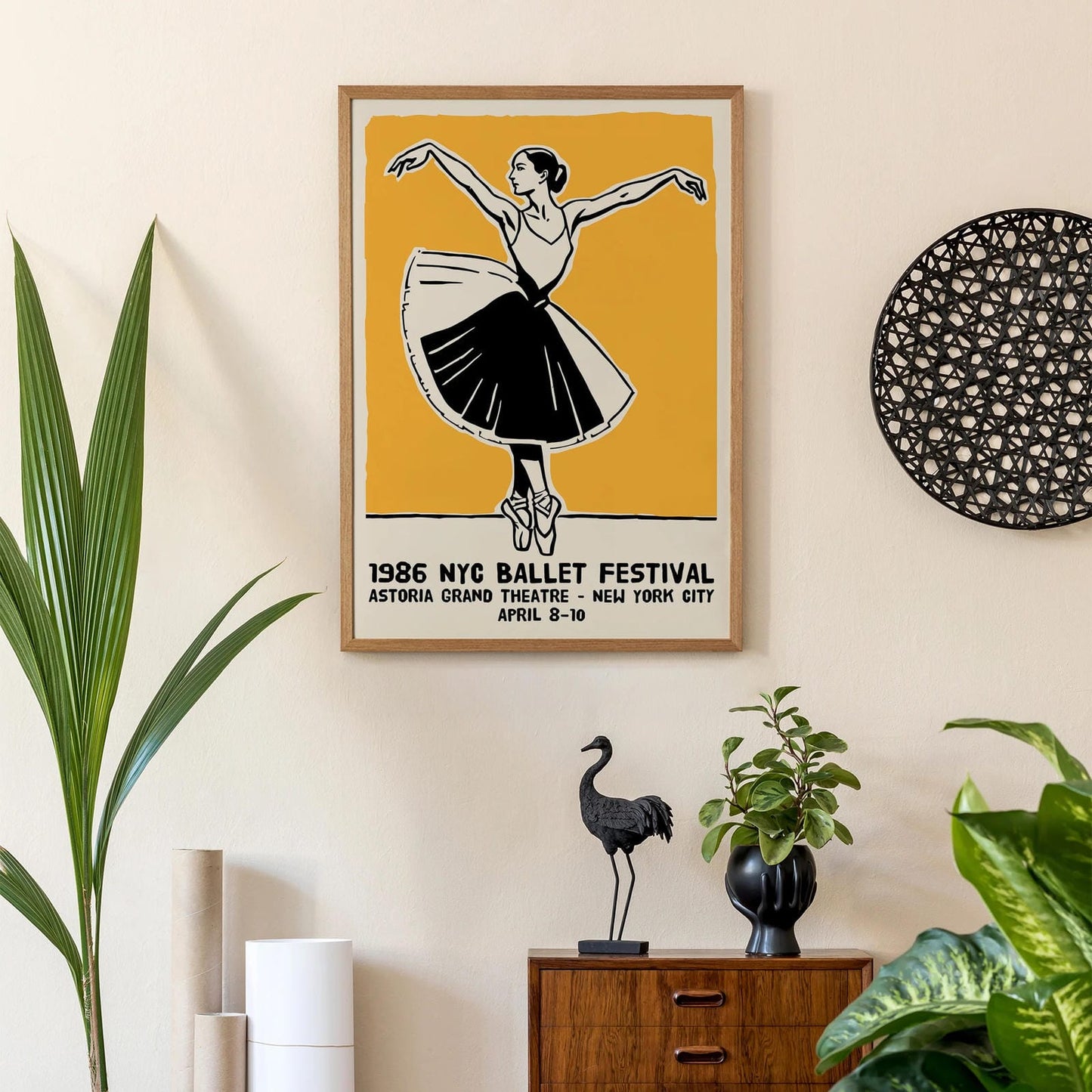 NYC Ballet Festival 1986 Poster