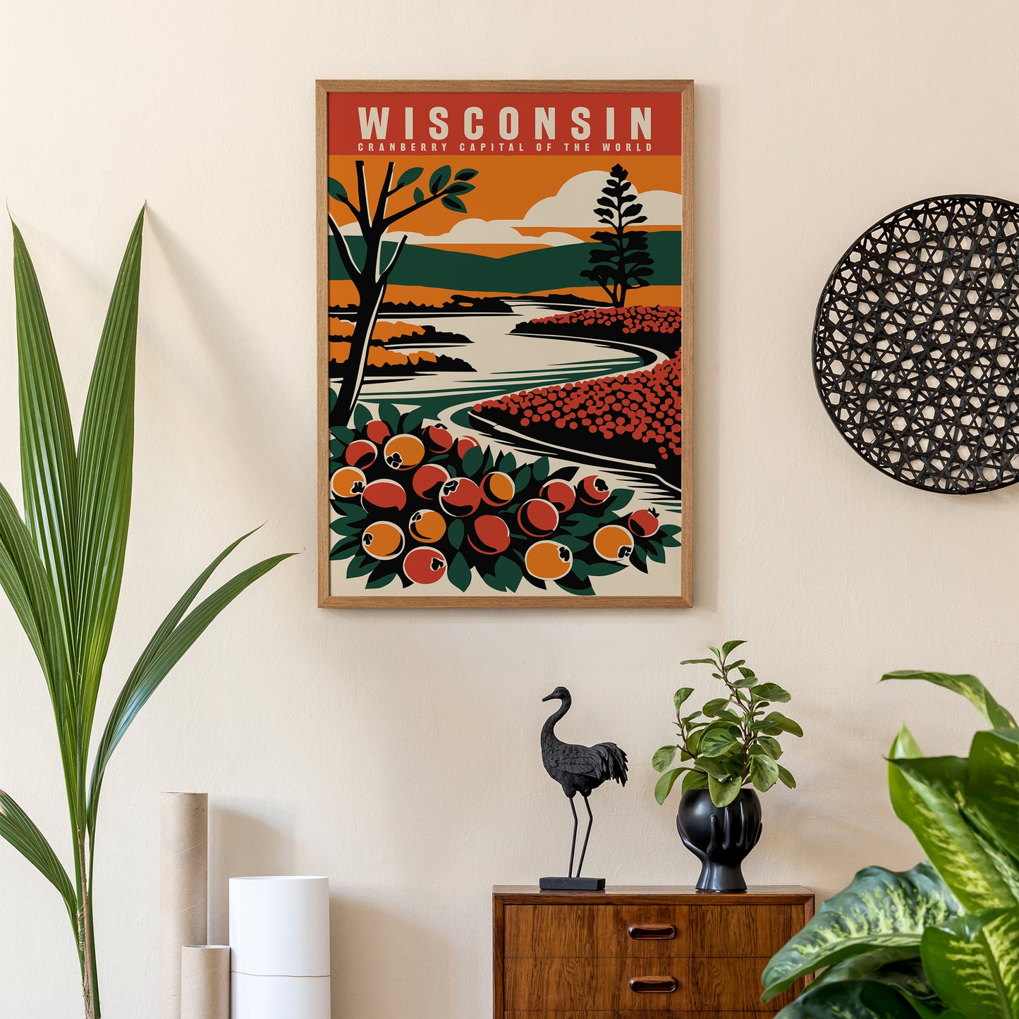 Wisconsin Cranberry Capital of the World Poster