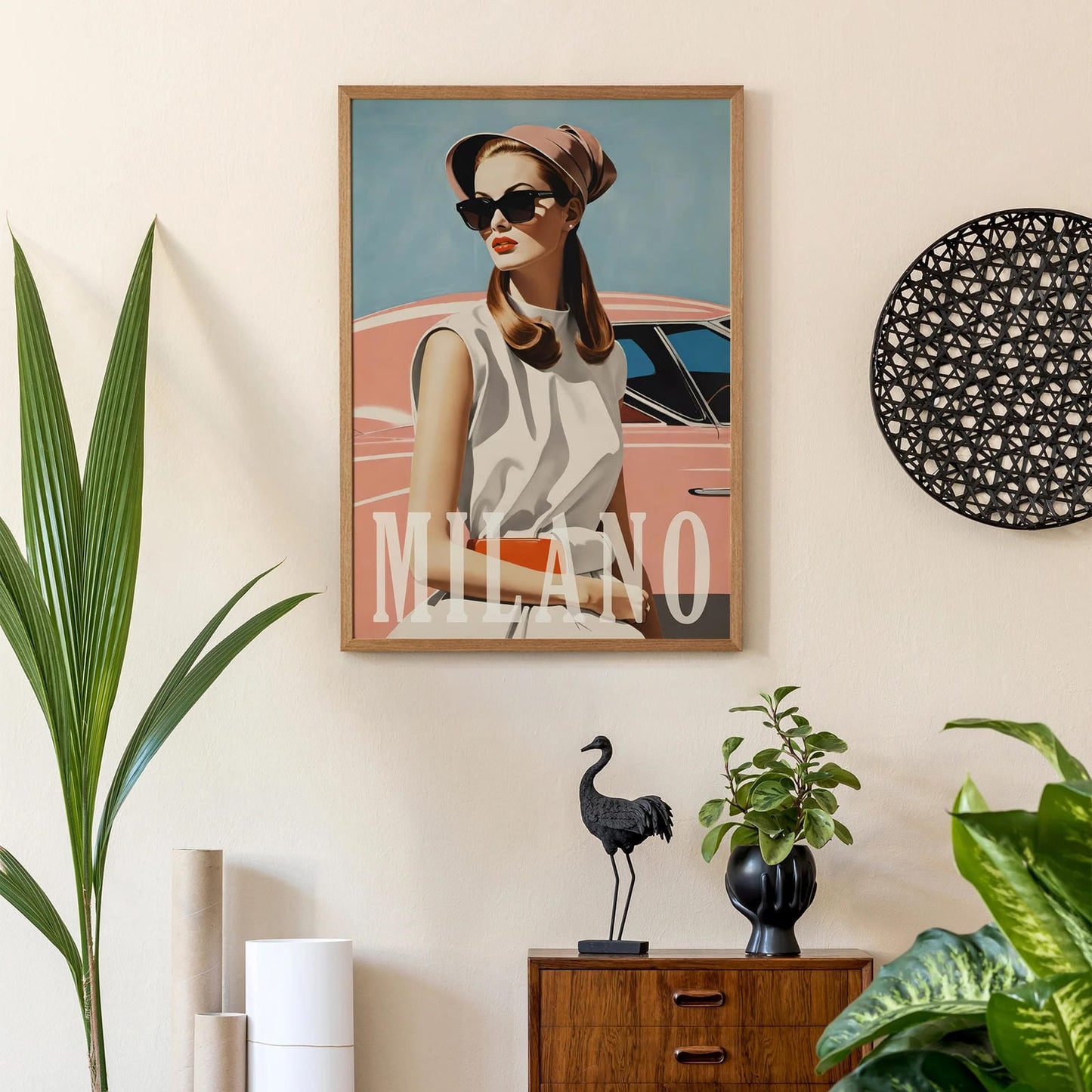 Milano - Retro Fashion Wall Art