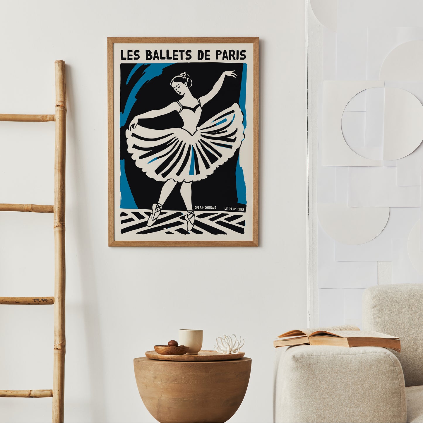 Les Ballets De Paris Retro Art Print