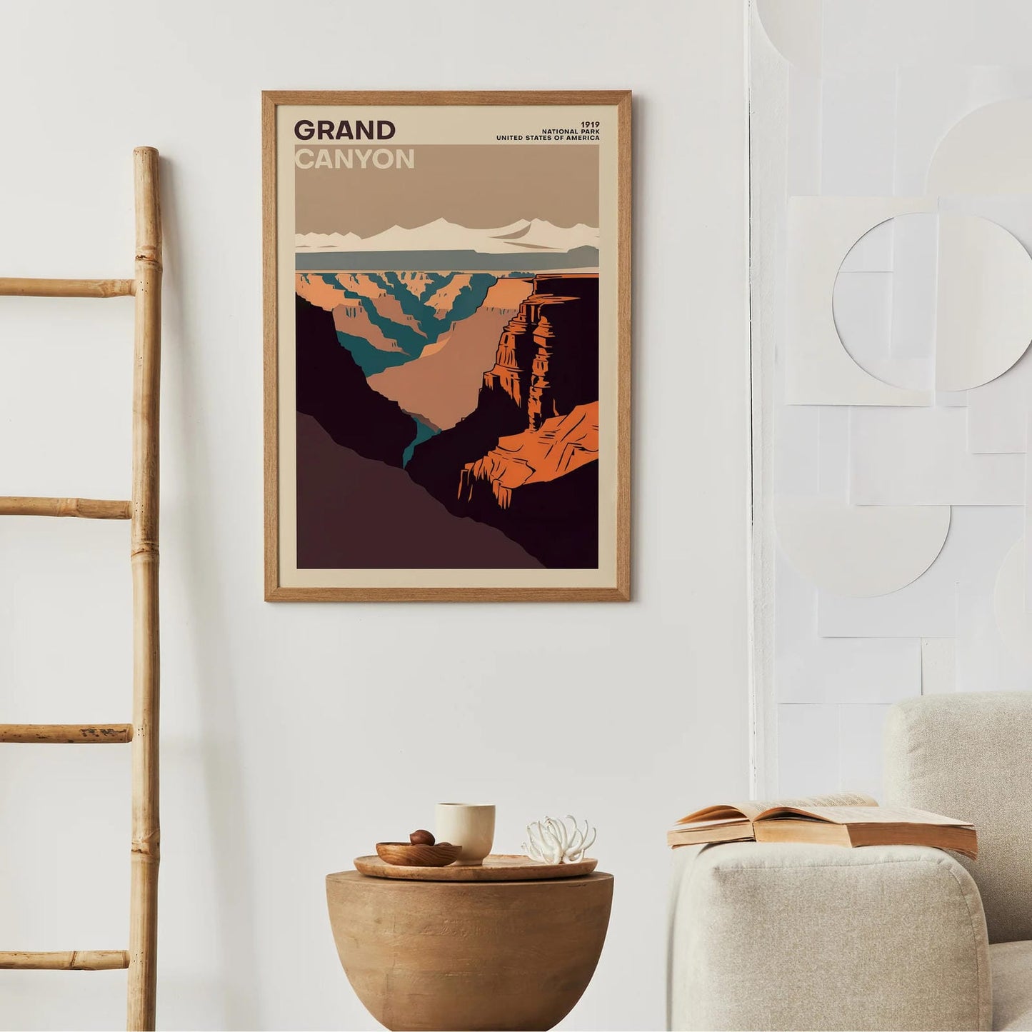 Grand Canyon National Park Retro Poster
