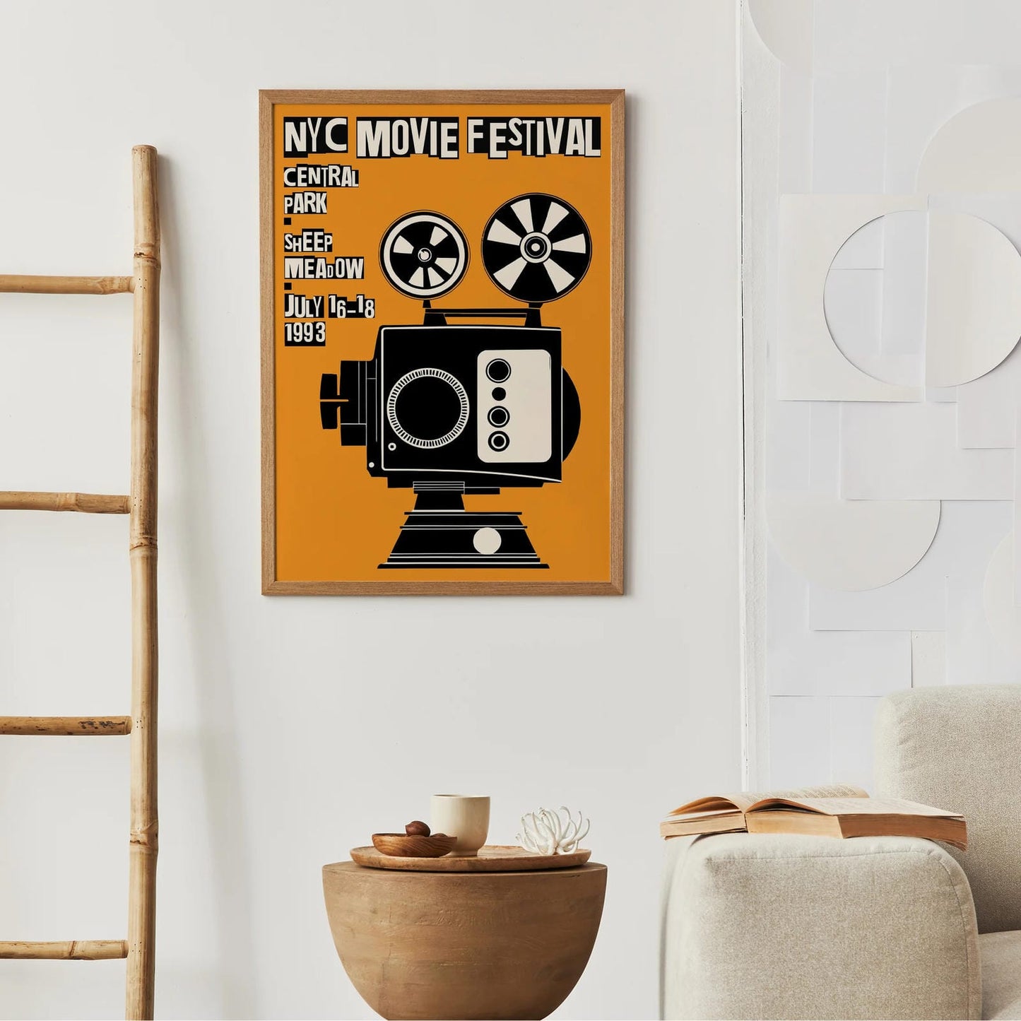 NYC Movie Festival 1993 Retro Poster