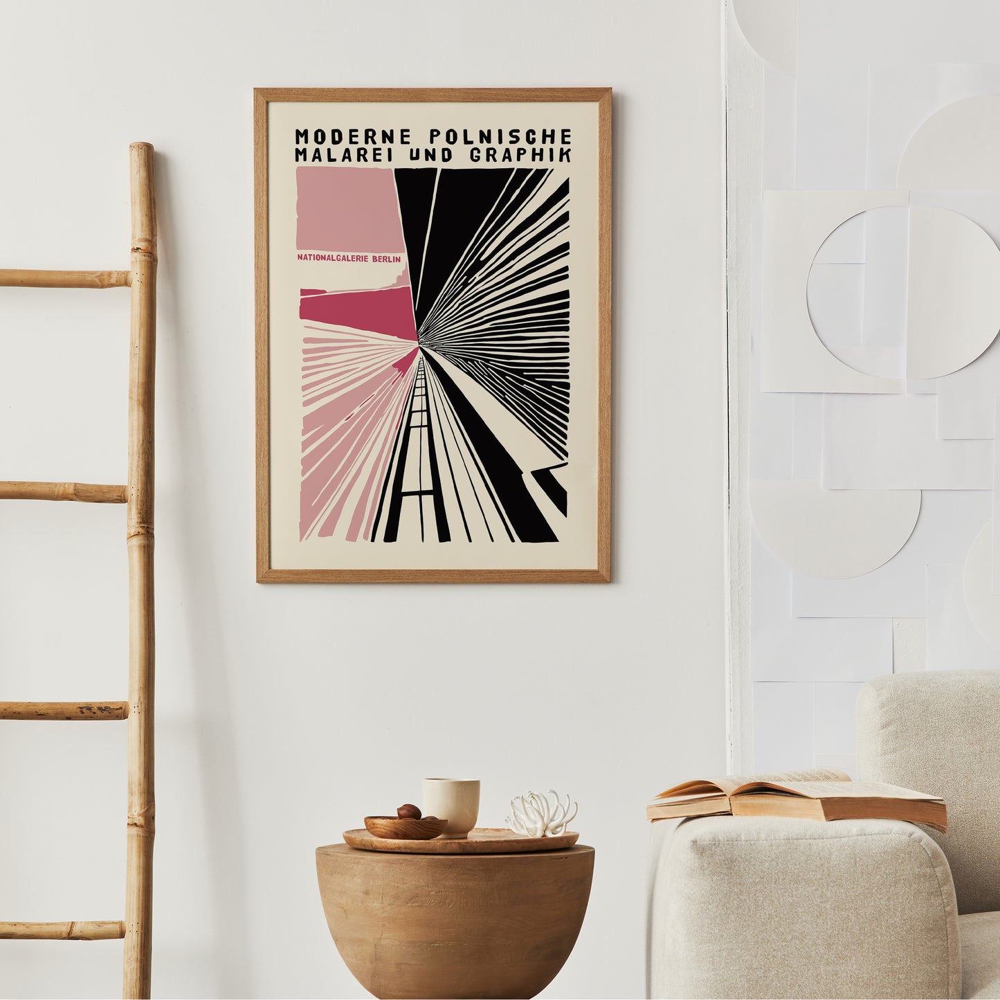 Vintage Art Exhibition Advertising Poster Print