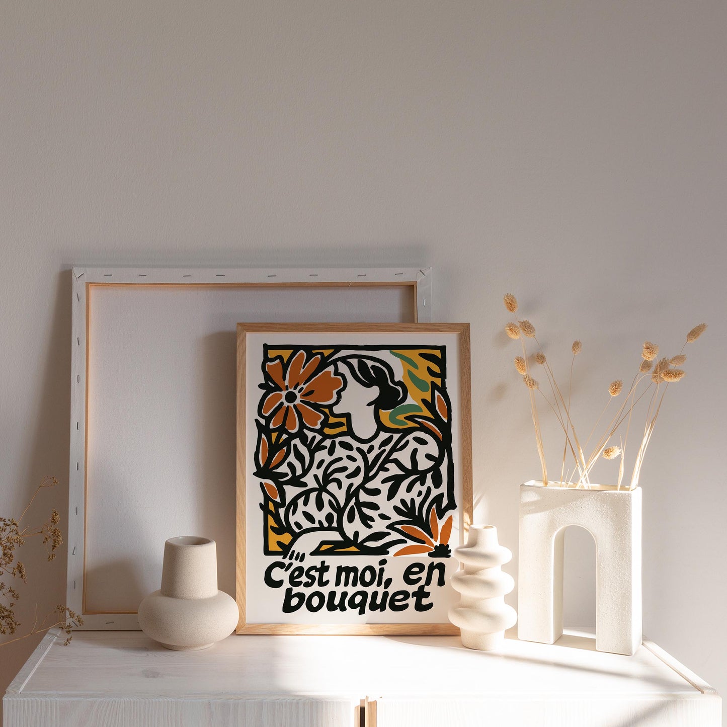 Floral Muse Art Print