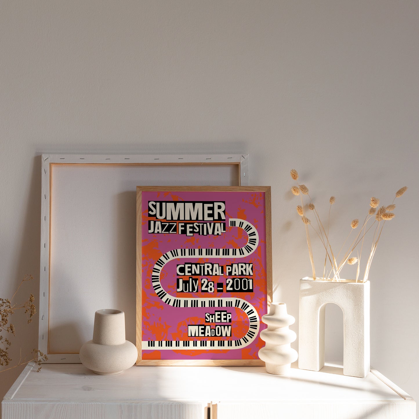 Summer Jazz Festival 2001 NYC Music Poster