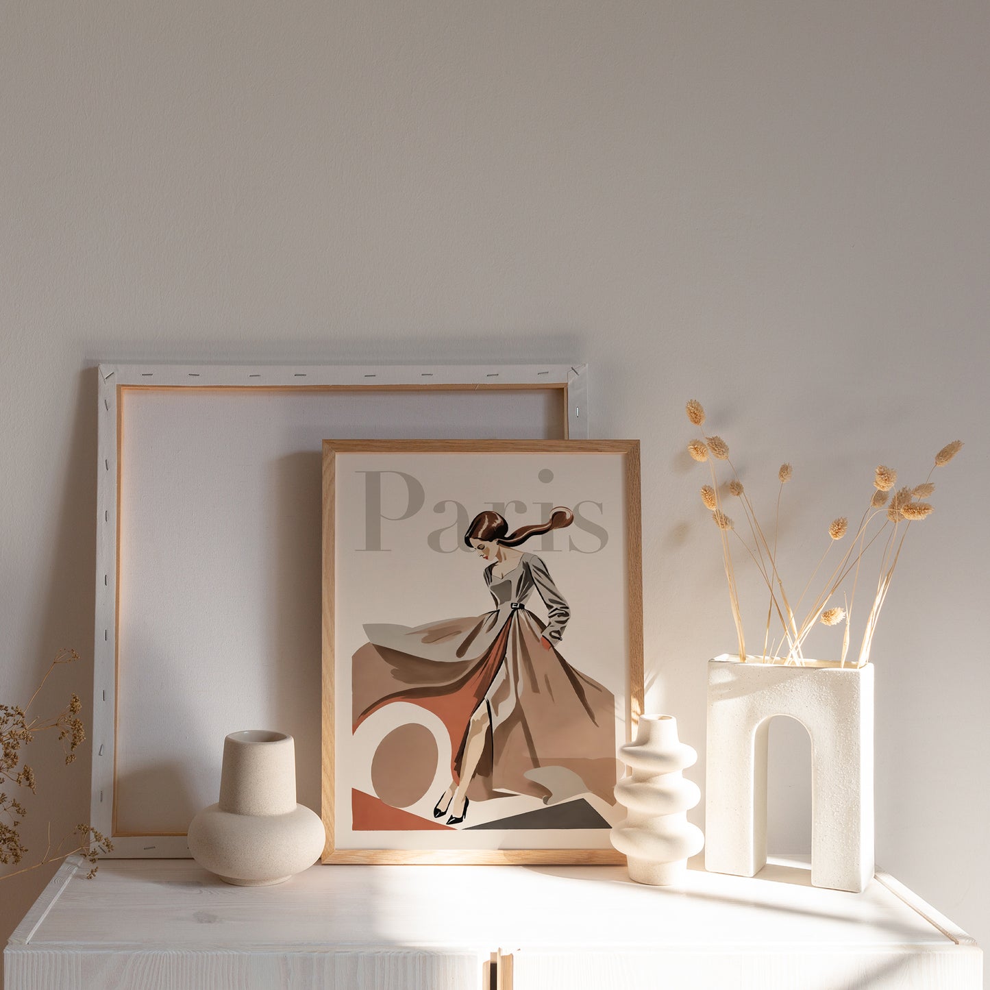 Vintage Paris Fashion Poster