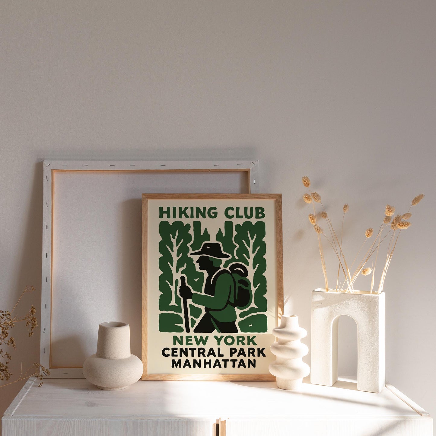 Hiking Club Central Park Poster