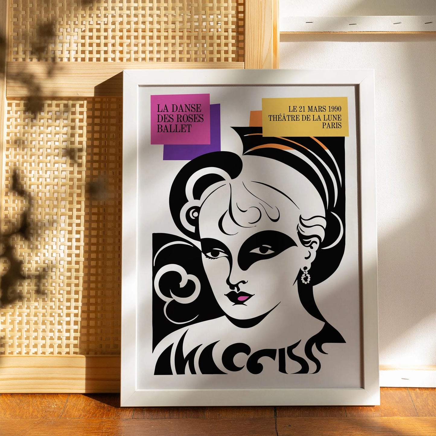 Vintage French Ballet Poster Print