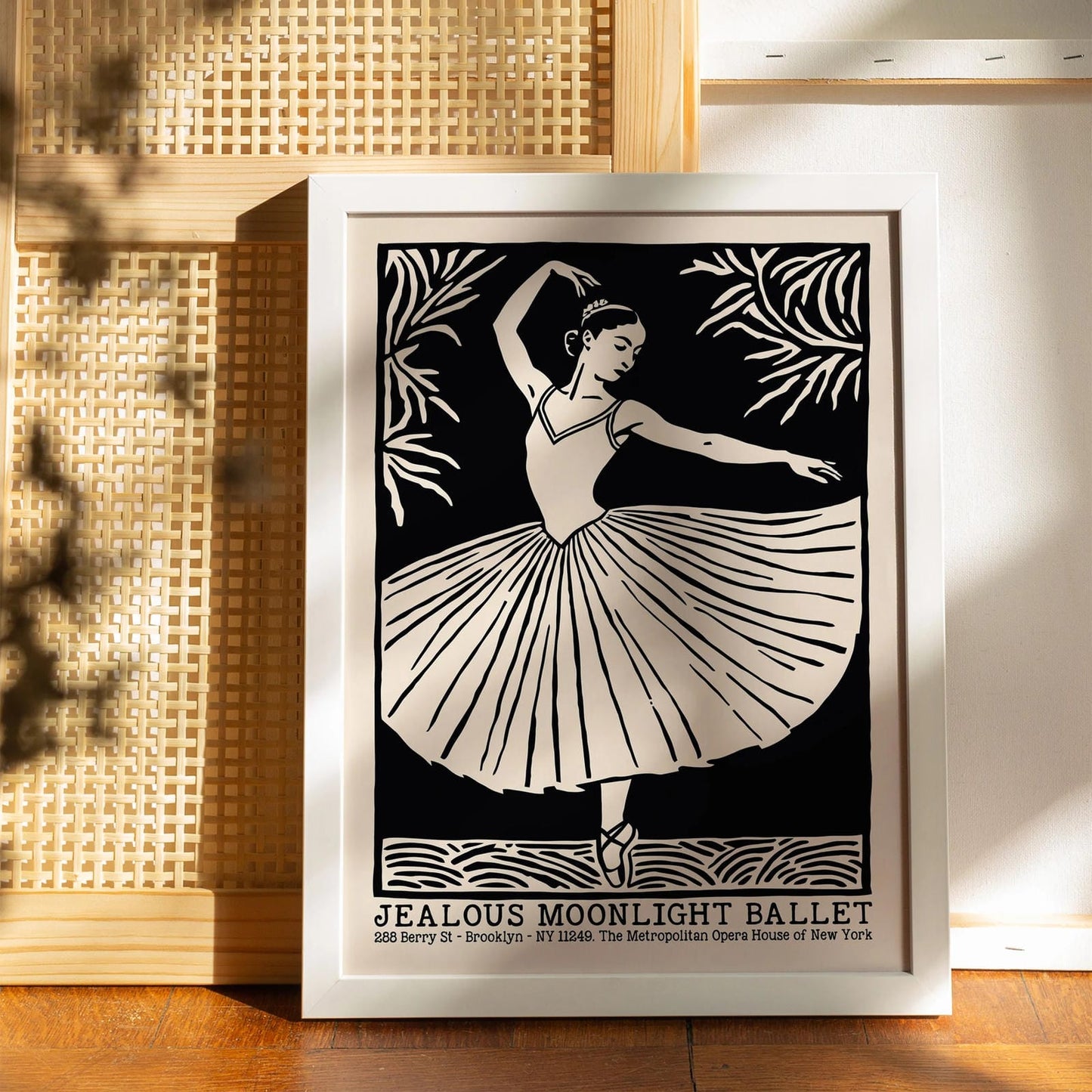 Jealous Ballet Retro Poster