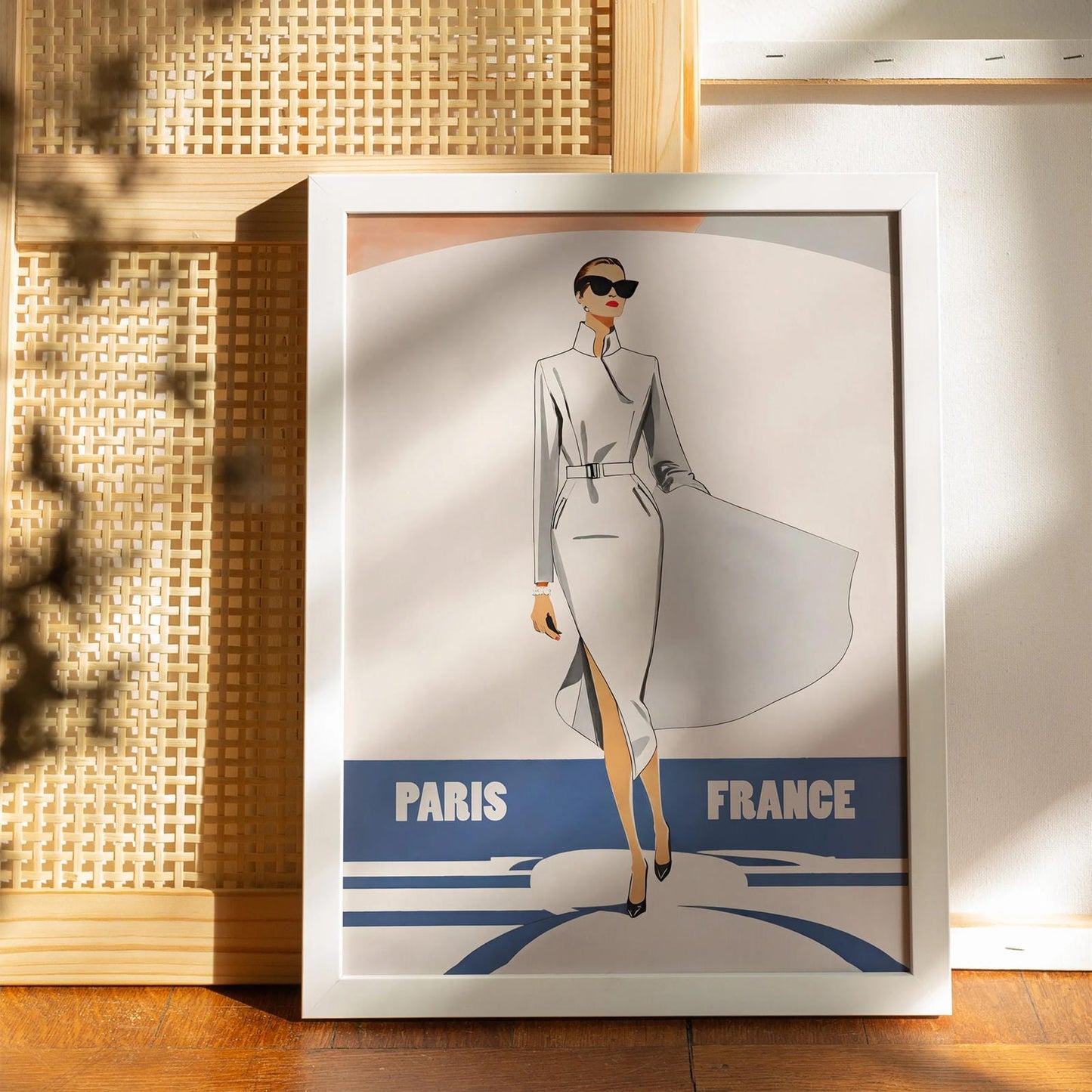 French Fashion Vintage Poster Print