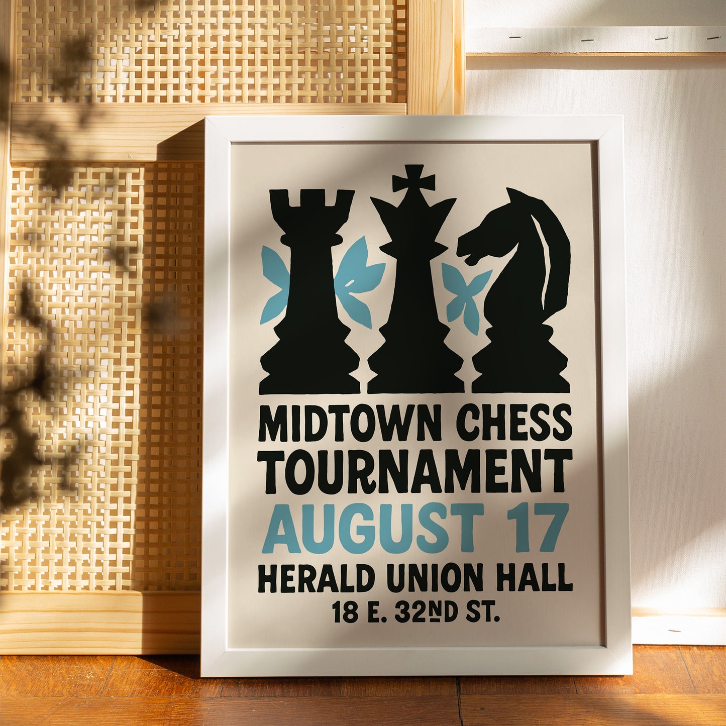 Midtown Chess Tournament Poster