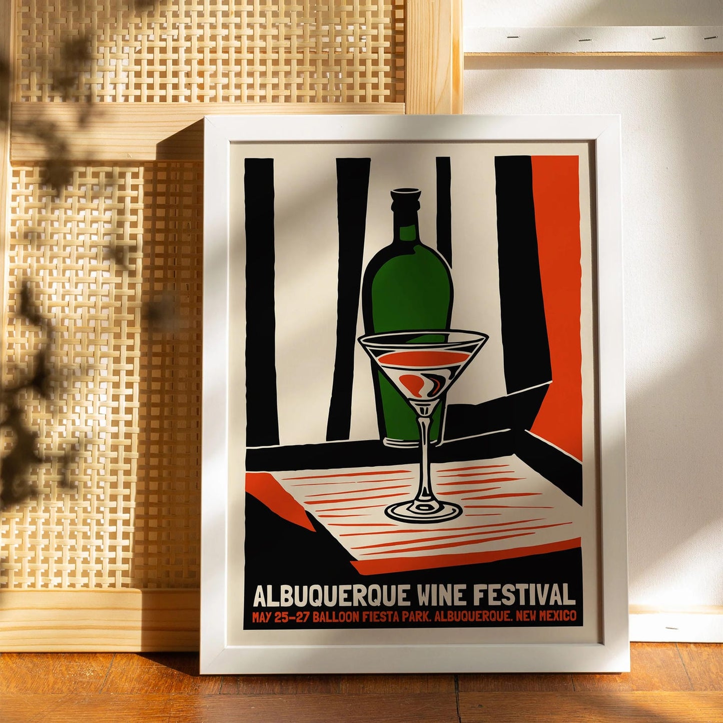 Albuquerque Wine Festival Vintage Poster