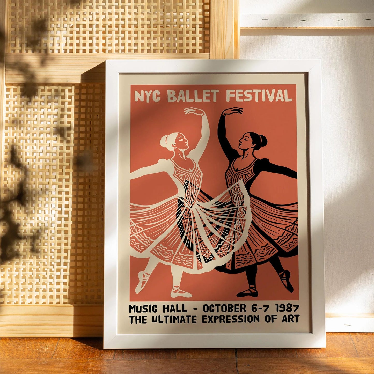 NYC Ballet Festival 1987 Poster