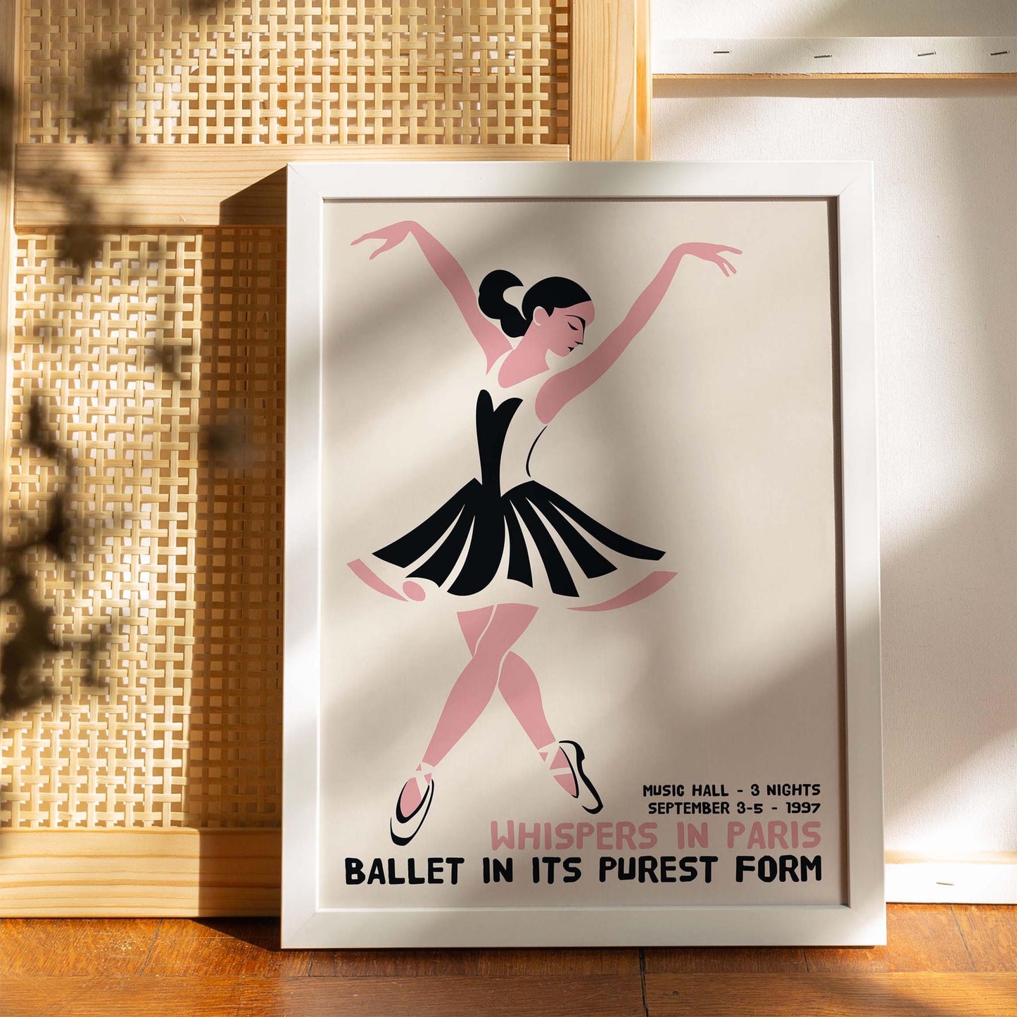 Whispers in Paris Ballet Print
