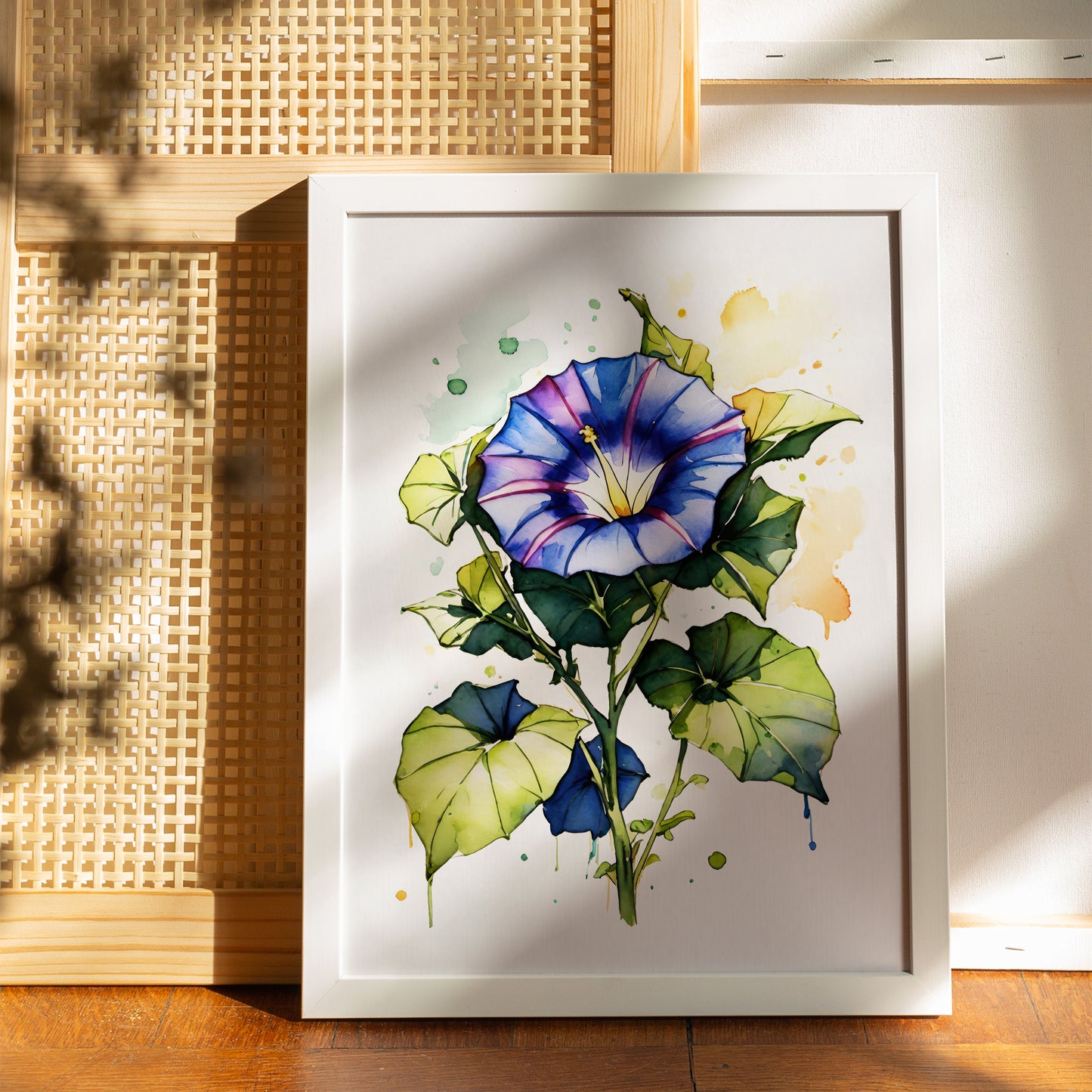 Morning Glory Watercolor Art Print