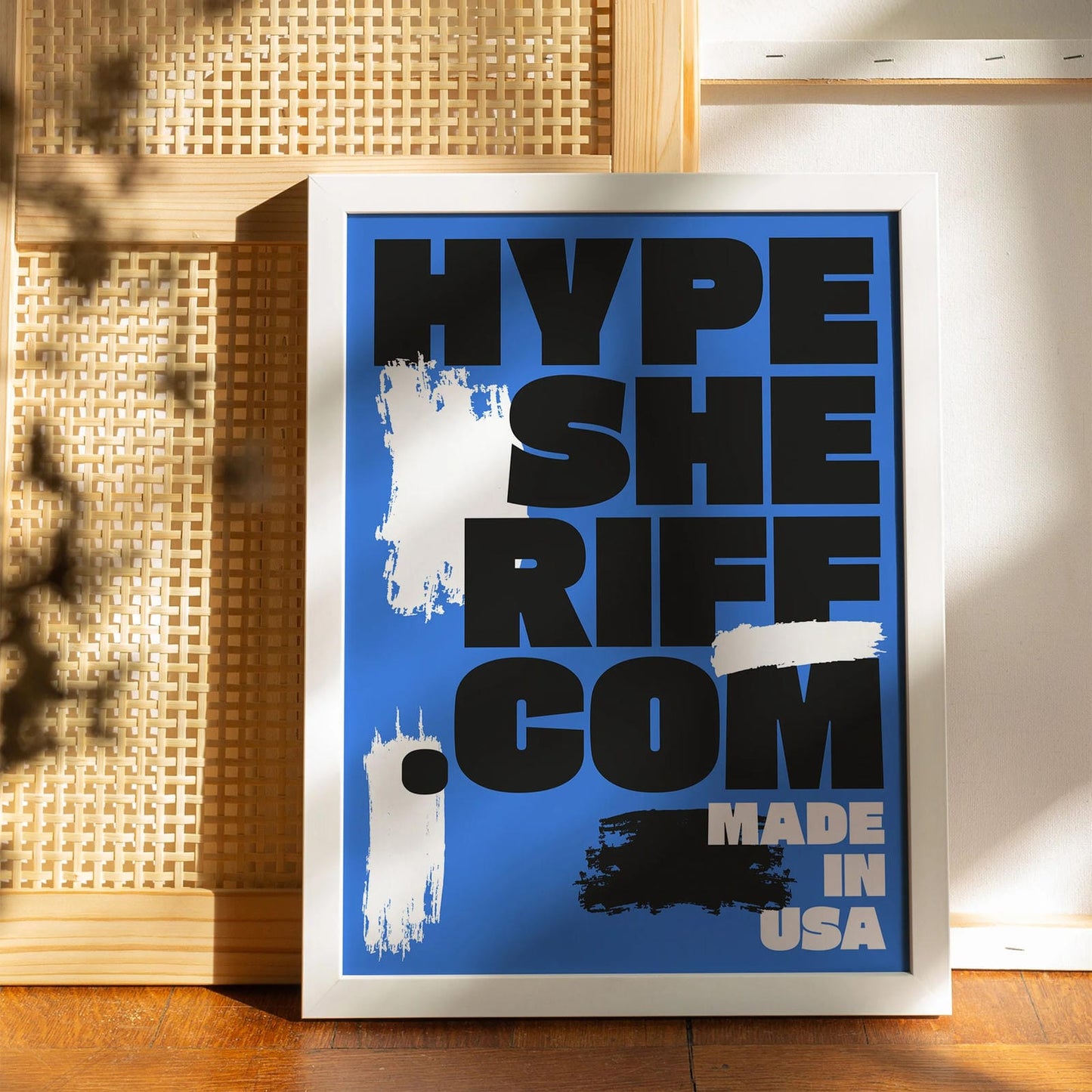 Hypesheriff Typographic Poster