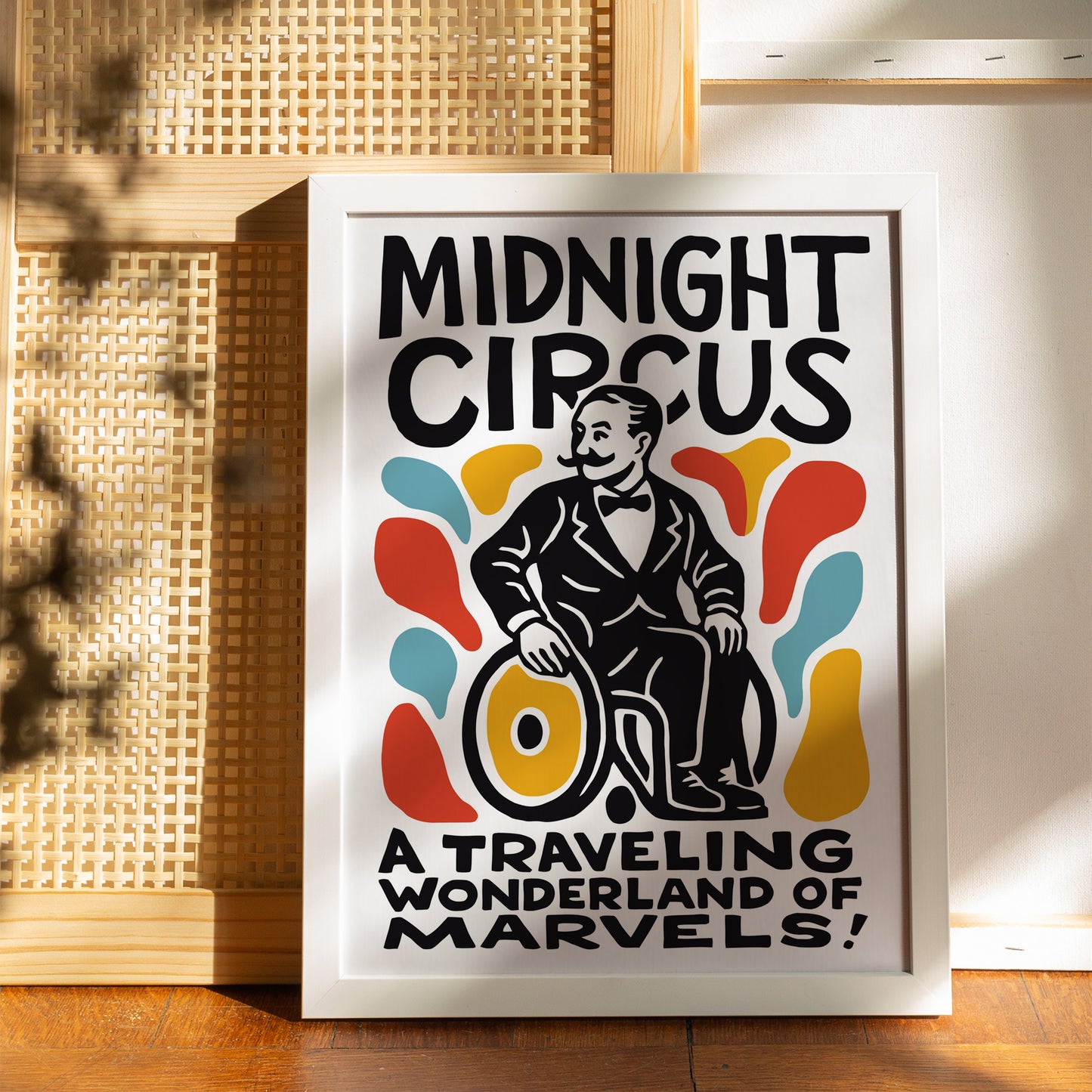 Midnight Circus Retro Show Poster
